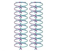 Braccialetti motivazionali per la prevenzione del suicidio, con nastro color foglia di tè e viola, per donne e uomini, articolo per la salute mentale, forniture per campagne di beneficenza per donne e