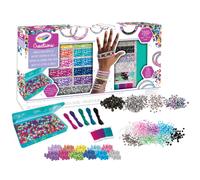 CRAYOLA Creations - Super Set Braccialetti DIY a Tema Musica e Concerti, con 2000+ Perline, Ciondoli, Lettere, Elastici, Valigetta Inclusa. Idea Regalo Creativa per Bambini 8+, 04-2979