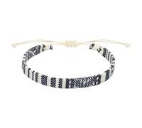 Braccialetti per donna Zirconia 3PCS Beach Bracciale Set Uomo e Donna Surfer Bracciale Uomo Tessuto Bohemian Estate Regolabile Uomo Fatto a mano Corda Caviglia Regalo, 7x7x2cm, Panno