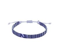 Braccialetti per donna Zirconia 3PCS Beach Bracciale Set Uomo e Donna Surfer Bracciale Uomo Tessuto Bohemian Estate Regolabile Uomo Fatto a mano Corda Caviglia Regalo, 7x7x2cm, Panno
