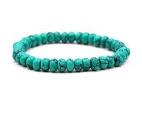 Braccialetti per Gioielli Delicati ed Eleganti per Lui e per lei, Braccialetti dell'amicizia in Pietra Naturale, 8 mm, Fatto a Mano, 19 cm