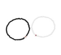 Braccialetti Per La Distanza Di Attrazione Reciproca - Gioielli Bohémien Con Perline Di Riso A Doppio Strato, Moda, Amore, Mix And Match, Bracciale Per Coppia, Set Da Due Pezzi, Regalo Per Fidanzato