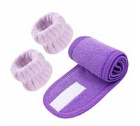 Braccialetti per la pulizia del viso - Set di strisce per il lavaggio del polso in microfibra | Asciugamani da polso per lavare il viso, braccialetti assorbenti per il lavaggio del viso per le donne