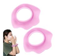 Braccialetti per lavare il viso, braccialetti per lavare il viso, set di 2 bracciali per la cura della pelle da donna, elastici impermeabili per lavare i polsi, per il trucco e per sé