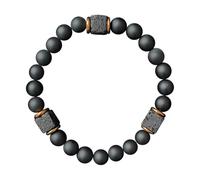 Braccialetti per tallone maschile, braccialetto roccioso vulcanico - Braccialetti di pietra vulcanica naturale,Bangle di yoga, imbottitori di stoccaggio, prodotti cristallini per il fidanzato padre