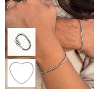 Braccialetti permanenti kit mancia a mano la sua e la sua relazione bloccato