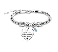 Braccialetti regalo dei migliori amici per le donne Braccialetto dell'amicizia della ragazza Braccialetto regalo di laurea di compleanno di Natale