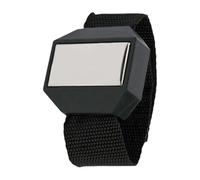 Braccialetti regolabili Cintura portautensili da polso per recupero di parti metalliche in garage officina Braccialetto per tenere viti Supporto per cintura da polso magnetico