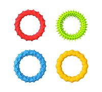 Braccialetti Sensoriali Bambini Gomma Elastica Morbida Giocattoli Antistress Regolazione Emotiva Ideale Autismo ADHD Viaggi Scuola 4 Pezzi Multicolore Texture Rilassante