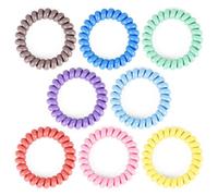 Braccialetti sensoriali da masticare per ragazzi e ragazze, confezione da 8 braccialetti elastici a spirale, giocattoli per bambini con autismo, ADHD SPD o esigenze speciali