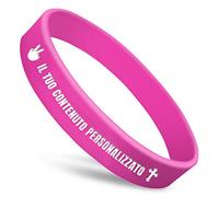 braccialetti silicone personalizzabili bracciali fluorescenti per feste braccialetto semiperdo bambini-Viola