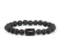 Braccialetti Spirituali Dei Segni Zodiacali Bracciale Elastico con Perline in Pietra Lavica Da Uomo Da 8 Mm Bracciale in Pietra Naturale Da Donna con 12 Costellazioni Regalo Di Gioielli Oroscopo Ari