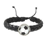 Braccialetti Sportivi In Pelle Per Uomini E Adolescenti, Calcio, Football Americano, Baseball, Basket, Gioielli Per Sport Di Squadra Per Le Scuole Superiori, Bracciale Con Ciondolo Per Adolescen
