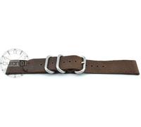 Braccialetti Vera Pelle Vintage Nato Cinturino Braun Nero 18 20 22 24 26mm