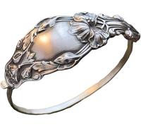 Braccialetto a cucchiaio fatto a mano, misura regolabile, braccialetto vintage commemorativo antico da donna, gioielli unici a cucchiaio, gioielli personalizzati in tinta unita, regali per le donne