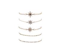 Braccialetto a stella pieno set splendido bracciale bracciale gioielli accessori per donna donna regalo robusto e redditizio