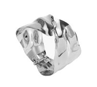 Braccialetto alla moda hip hop irregolare largo bracciale geometrico perfetto per feste in metallo e uso quotidiano