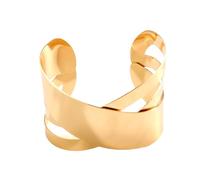 Braccialetto alla moda hip hop irregolare largo bracciale geometrico perfetto per feste in metallo e uso quotidiano