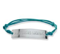 Braccialetto argento MAMMA TVB... Idea regalo festa della mamma