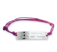 Braccialetto argento sei la mamma migliore... Idea regalo festa della mamma