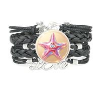 Braccialetto Colorato,Unico,A Forma Di Stella Marina,Laser,Regolabile,In Pe | Multistrato,Punk,Braccialetto,Artigianale,Regalo,Collare,Accessorio,Amante,Etnico,Amicizia,Anno di nascita,Natale,Musica