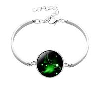 Braccialetto con 12 Costellazioni Per Il Compleanno Braccialetto Regolabile Regalo Di Gioielli con Astrologia E Oroscopo Fortunati Per Donne E Uomini Braccialetto con Costellazioni Per Coppia Ari