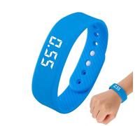 Braccialetto con allarme silenzioso | Promemoria impermeabile in silicone | Bracciale sveglia silenziosa per biblioteca, camera da , pendolarismo, dormitorio, viaggi, anziani, bambini, adolescent