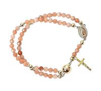 Braccialetto con , gioiello religioso con preghiera, design a croce con stile elegante, accessorio per la fede con struttura robusta, 17 x 0,5 cm, regalo per comunione cristiana