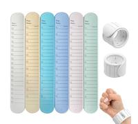 Braccialetto con lista di compiti cancellabile - Braccialetto Notepad in silicone | Memo portatile per scrittura manuale per promemoria | Accessorio Organizzazione per Infermieri, Insegnanti, Studenti