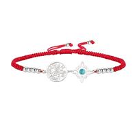 Braccialetto Con Nodo Delle Streghe Bracciale Con Tetragramma E Pentagramma Ciondolo Con Nodo Celtico E Turchese Nome Di Dio Cordino Intrecciato Regolabile Protezione Stregoneria Gioielli Pagani