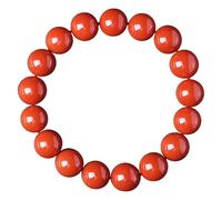 Braccialetto con perle di agata naturale Nanhong per uomini e donne, gioielli elastici in cristallo energetico per la consapevolezza e la meditazione, 10mm, Pietra, Non pietra preziosa