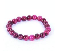 Braccialetto con perline in tormalina nera, protezione energetica dei chakra, allevia lo stress e l'ansia, regalo per uomini e donne, 8 mm, Pietra