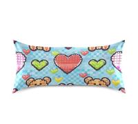 Braccialetto con perline orso amore farfalla perline decorativo pasqua federe king size cuscini caso fundas de almohadas blancas queen 50,8 x 101,6 cm