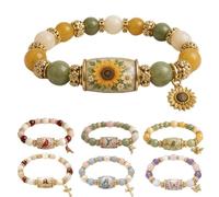 Braccialetto con perline per le benedizioni primaverili 2026 Bluebird, gioiello ispiratore a forma di farfalla, regolabile, ornamento da polso per amore, pace, fede, dolce speranza, regalo per donne