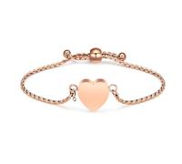 Braccialetto con urna a forma di cuore per ceneri in acciaio inossidabile, braccialetto commemorativo per ceneri di cremazione, regalo per donne e ragazze, per la perdita di uno, Acciaio inossidabile,