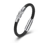 Braccialetto con urna per ceneri, braccialetto per ceneri, in acciaio inossidabile, porta ricordi, braccialetto commemorativo per ceneri per donne gioielli per cremazione, 22cm/8.66in, Acciaio
