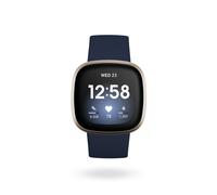 Braccialetto connesso Fitbit Versa 3 AMOLED 40 mm GPS - Oro e Blu notte - Nouvo