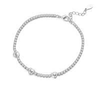 Braccialetto Cuore Scintillante, Braccialetto in Argento Sterling 925 per le Donne