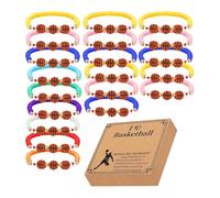Braccialetto da basket per, bracciali con charm da basket, unisex regolabili, con fascino da basket, gioielli fatti a mano, per sport, braccialetto sportivo stimolante, C, Materiali