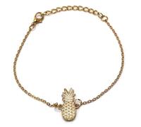 Braccialetto da donna con ciondolo a forma di ananas, grazioso e pratico