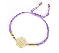 Braccialetto da donna con fiore della vita, gioiello alla moda, da donna, stile geometrico, fiore della vita, yoga, con perline colorate, braccialetti regolabili, amuleto, ottimo regalo per lei