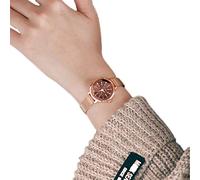 Braccialetto da donna Guarda il quadrante a specchio a stelle a sei punte, lussuoso orologio da polso da donna di moda con strass lucido, cinturino in metallo, orologio da quadrante rotondo al quarzo