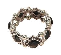 Braccialetto da donna indossabile con NFC Braccialetto quotidiano per donne, uomini e adolescenti elastico e ispiratore Never Broke Again camicia, Misura unica, Poliestere