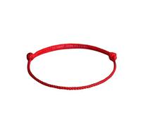 Braccialetto da donna semplice, sottile, fortunato, rosso, alla moda, per coppie, regali di compleanno, durata