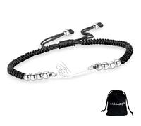 Braccialetto Da Golf Per Donne E Uomini In Acciaio Inossidabile Delicato E Regolabile Con Ciondolo A Strati Per Lo Sport Regalo Per Amanti Del Golf Gioielli Golfisti Teens Figlie (Stringa di B-S)