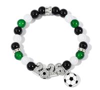 braccialetto da ragazzo, Bracciale da calcio for Coppa del mondo for donna, for la giornata della partita in oro Bracciali for tifosi di delle coppe Gioielli for