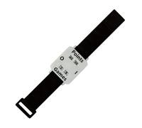 Braccialetto da tennis con segnapunti digitale, grande schermo da 30 cm, tabellone segnapunti da polso regolabile per partite di tennis, dispositivo di punteggio sportivo portatile per arbitro