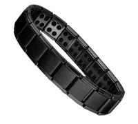 Braccialetto da uomo, con ciondolo regolabile per polso | Braccialetti da uomo con forte magnetismo, per padre fidanzato, nonno, figlio, marito, famiglia, amici, compagni di lavoro, Natale, compleanno