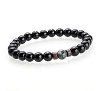 Braccialetto da uomo con perline in pietra di luna, braccialetto tibetano Buddha, chakra, pietra lavica, diffusore, bracciale da uomo
