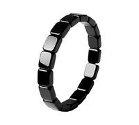 Braccialetto da uomo in ematite naturale, elastico, con perline, idea regalo di ispirazione energetica, rivitalizza la vitalità maschile, ripristina il tuo vantaggio e la tua fiducia, one sise